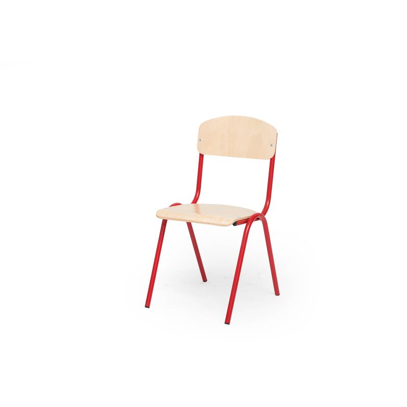 Adam chair H 31 cm red