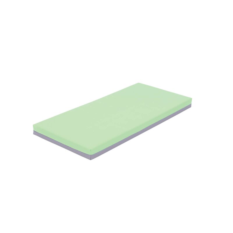 Nursery mattress, aquamarine - gray