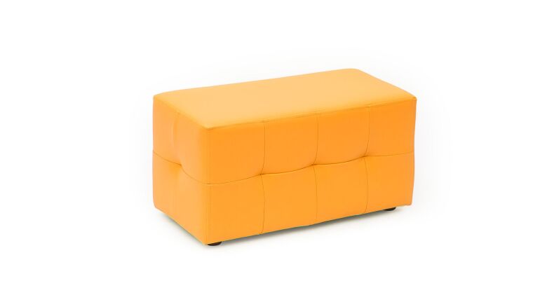 Upholstered pouf, orange - 4640366.jpg