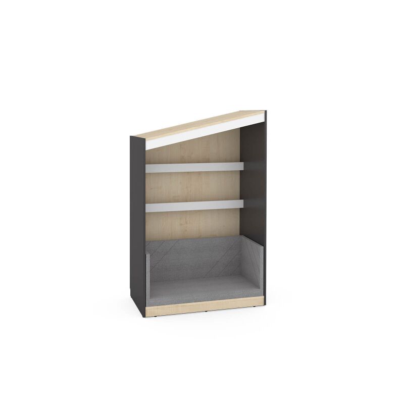 FLO Bookcase, right, anthracite