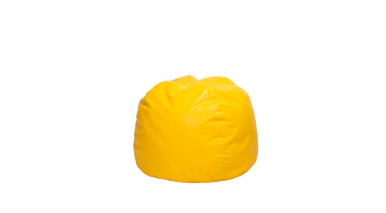 Huge pouf with granulate yellow - 4641170.jpg