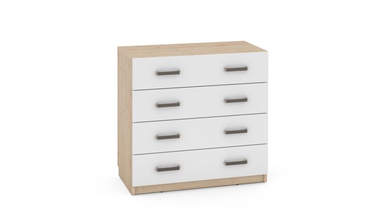 Low Cabinet NV, 4 white drawers - 6513088.jpg