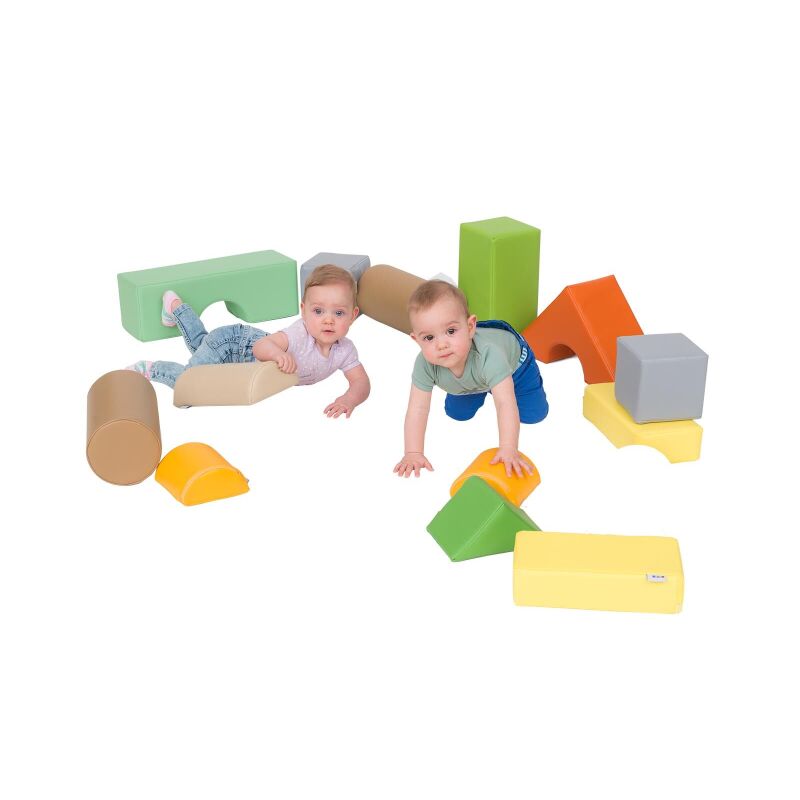 Set of baby foam blocks 
- 15 pcs.