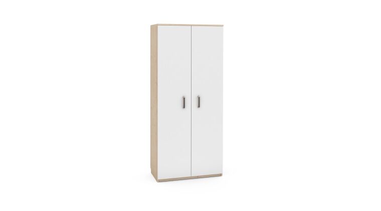 NV11 wardrobe with shelves, white fronts - 6513085.jpg