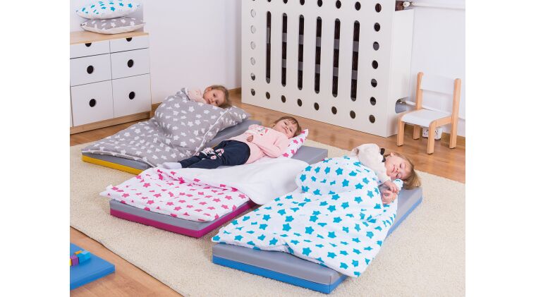Nursery mattress, pink - gray - 4641075_3.jpg