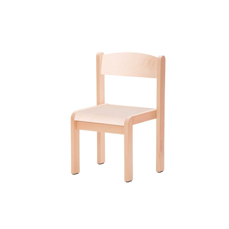 Beech chair Novum H.31 cm, natural